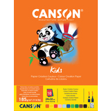 CANSON tonpapierblock Kids, 240 x 320 mm, 185 g/qm, 10 Blatt