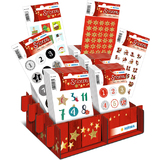 HERMA weihnachts-sticker DECOR "Adventskalender", im Display