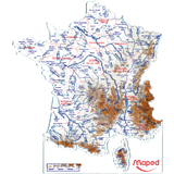 Maped schablone Frankreich-Landkarte, Inhalt: 2 Stck