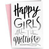 RMERTURM Grukarte "Happy girls are the prettiest"