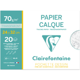 Clairefontaine Transparentpapier, 240 x 320 mm