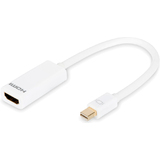 DIGITUS Adapterkabel, displayport Mini - hdmi Typ A, 0,15 m