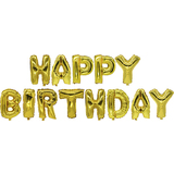 PAPSTAR folienballon-set "Happy Birthday", gold