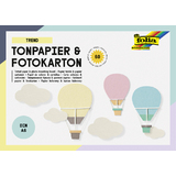 folia tonpapier- und fotokarton-block TREND, A6, 60 Blatt