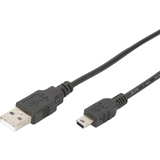 DIGITUS usb 2.0 Anschlusskabel, usb-a - mini USB-B, 1,0 m