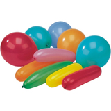 PAPSTAR Luftballons, farben und formen sortiert