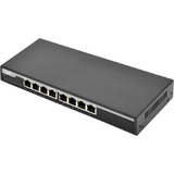 DIGITUS desktop Gigabit ethernet PoE Switch, 8-Port