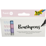 folia pinselstift Brush pens "Pastell", 4er Set