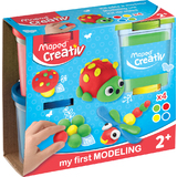 Maped creativ Spielknete-Set, 4 Standard-Farben, 456 g