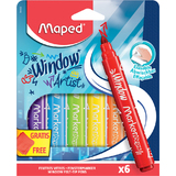 Maped fenstermarker MARKER'PEPS Window, 6er Kartonetui