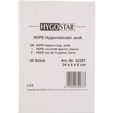 HYGOSTAR HDPE-Hygienebeutel, unbedruckt, wei