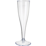 STARPAK Kunststoff-Sektglas, 0,1 l, glasklar, 10er