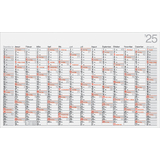 rido id wandkalender "Plakatkalender office II", 2025