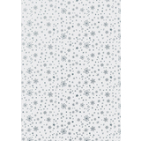 HEYDA Tischlichter-Faltbltter, transparent, sterne silber