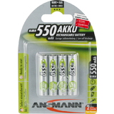 ANSMANN maxe NiMH Akku, micro AAA, 4er Blister, 550 mAh