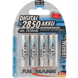 ANSMANN digital NiMH Akku, mignon AA, 2.850 mAh, 4er Blister