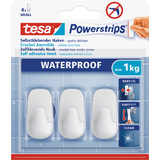 tesa powerstrips Haken waterproof Small Plastik, wei