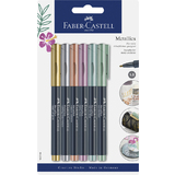 FABER-CASTELL metallics Marker, 6er Blisterkarte