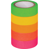 HEYDA deko-klebeband "Neon Regenbogen", matt