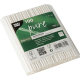 PAPSTAR Papier-Rhrstbchen "pure", Lnge: 110 mm, wei