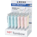 Tombow druckbleistift "MONO graph" Pastell, 24er Display