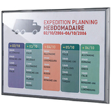PAPERFLOW wandschild Info Display, din A3, Farbe: alu-grau