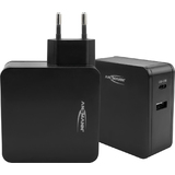 ANSMANN usb-steckdosenadapter HOME charger 247PD, schwarz