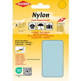 KLEIBER Nylon-Flicken, selbstklebend, eisblau