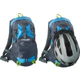 FISCHER rucksack mit Helmnetz, blau / grau