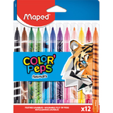 Maped fasermaler COLOR'PEPS Animals, 12er Kartonetui