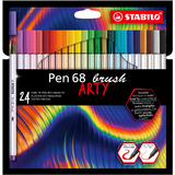 STABILO pinselstift Pen 68 brush ARTY, 24er Kartonetui