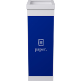 PAPERFLOW wertstoffsammelbox fr Papier, wei, 60 Liter