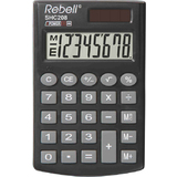 Rebell taschenrechner SHC 208, schwarz