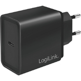 LogiLink USB-Adapterstecker, 1x usb-c PD, 18 Watt, schwarz