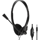 LogiLink stereo Headset, mit Bgelmikrofon, schwarz