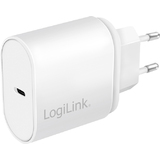 LogiLink USB-Adapterstecker, 1x usb-c PD Port, 20 Watt, wei