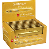 CARAN D'ACHE druckkugelschreiber 849 GoldBar, im Display