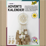 folia adventskalender-set MAKRAMEE, 55-teilig