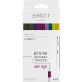 uni-ball fineliner EMOTT, 10er set "Calm-Tone Colors"