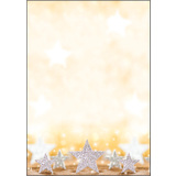 sigel weihnachts-motiv-papier "Glitter Stars", A4, 90 g/qm