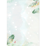 sigel weihnachts-motiv-papier "Christmas forest Watercolor"