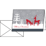 sigel weihnachtskarte "Red Deer", A6, 220 g
