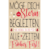 SUSY card Weihnachtskarte "Stern"