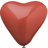 PAPSTAR luftballons "Heart", in Herzform, rot