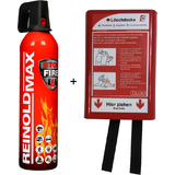 REINOLD max Feuerlsch-Spray "STOP FIRE" + Feuerlschdecke