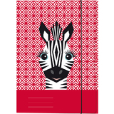 herlitz zeichnungsmappe "Cute animals Zebra", din A4