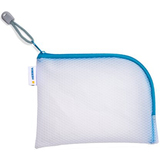 HERMA Reiverschlusstasche "Mesh Bags", din A6, blau