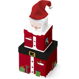 Clairefontaine geschenkboxen-set "Weihnachtsmann", 3-teilig