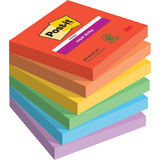 Post-it haftnotizen Super sticky Notes, 76 x 76 mm, Playful