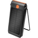 LogiLink mobiler Zusatzakku mit Solar, 10.000 mAh, schwarz